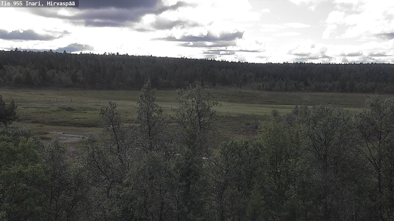 Weather Camera Image Väg 955 Enare, Hirvaspää, Inari, Lappi