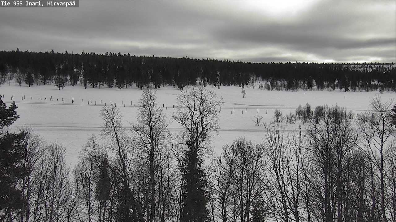 Kelikamerat Kuva Tie 955 Inari, Hirvaspää, Inari, Lappi
