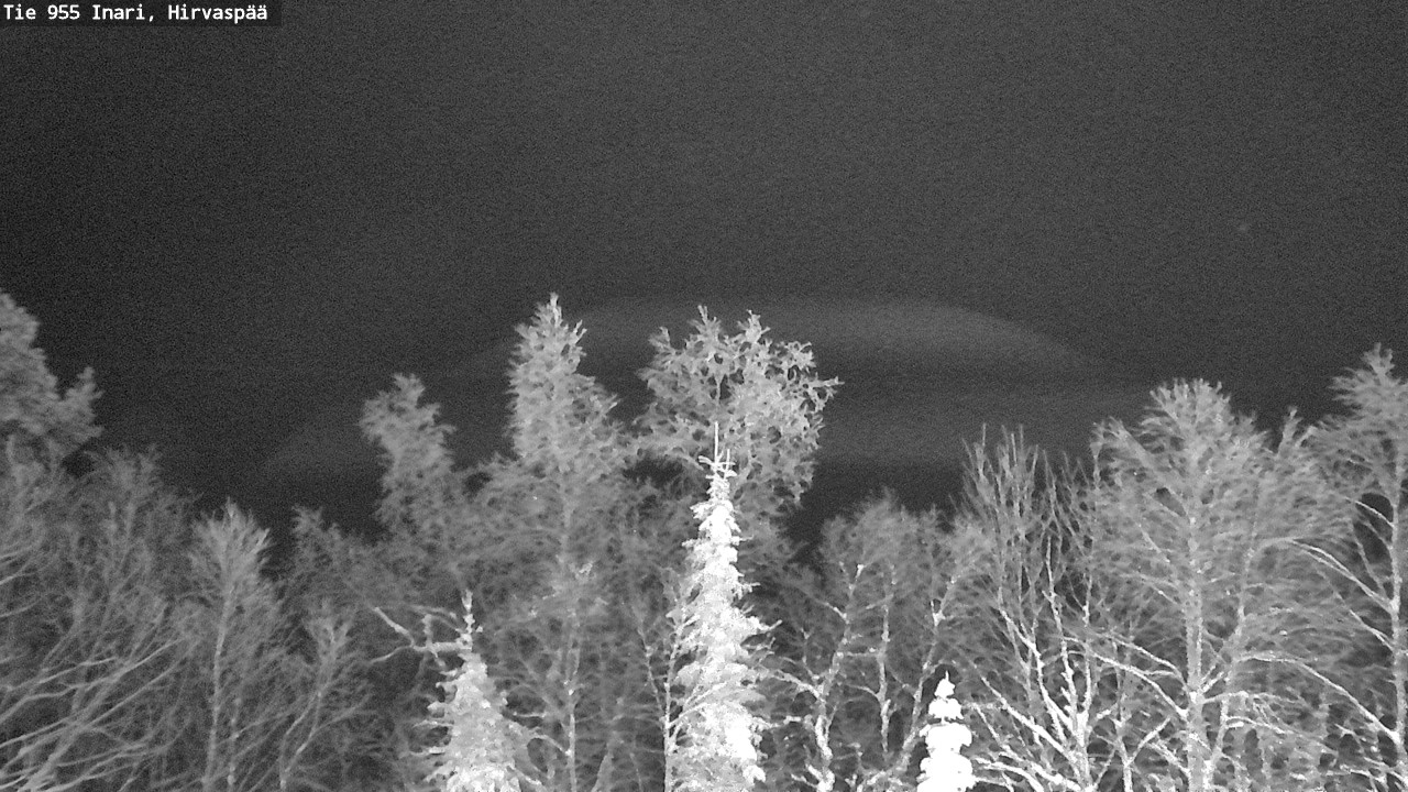 Weather Camera Image Road 955 Inari, Hirvaspää, Inari, Lappi