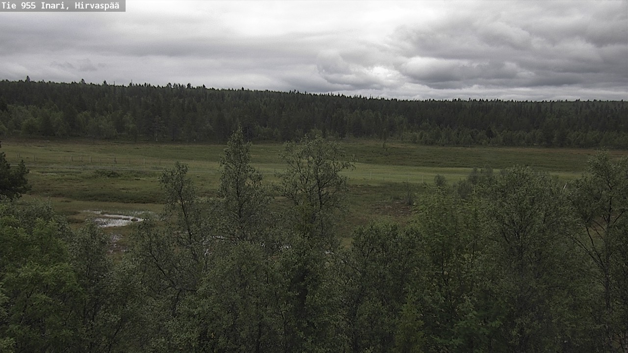 Kelikamerat Kuva Tie 955 Inari, Hirvaspää, Inari, Lappi