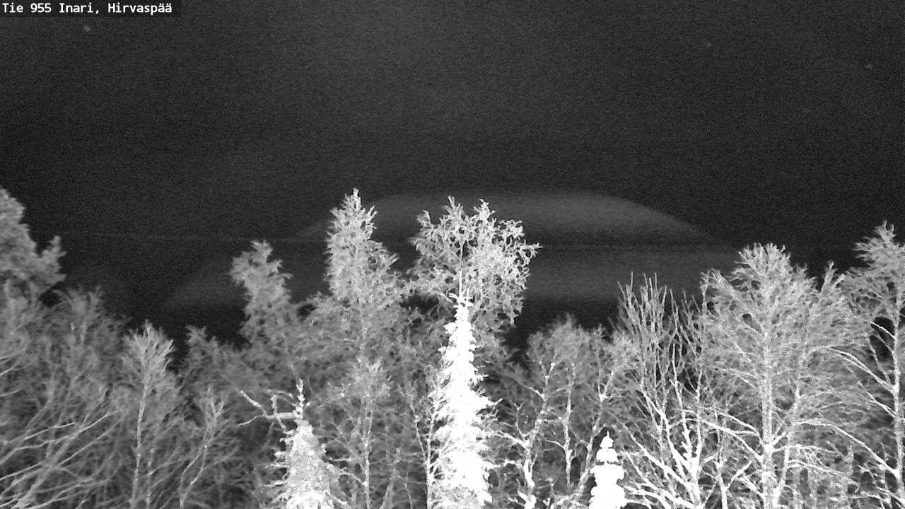 Weather Camera Image Road 955 Inari, Hirvaspää, Inari, Lappi