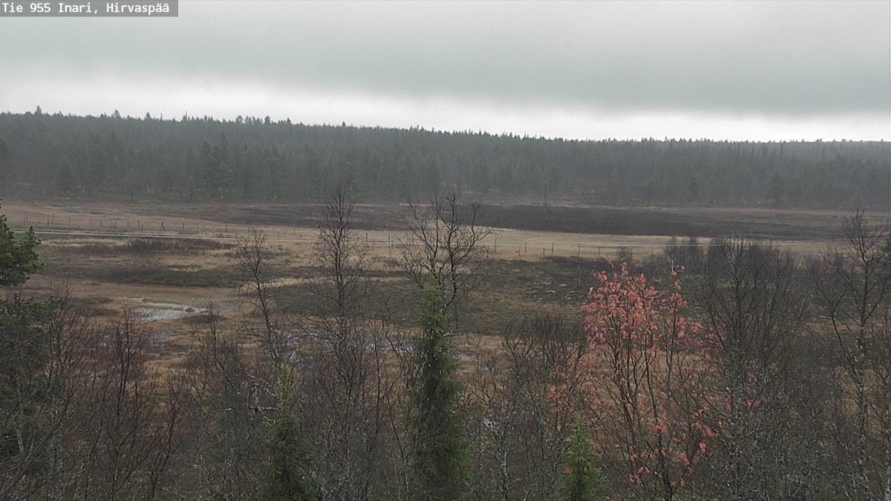 Weather Camera Image Road 955 Inari, Hirvaspää, Inari, Lappi