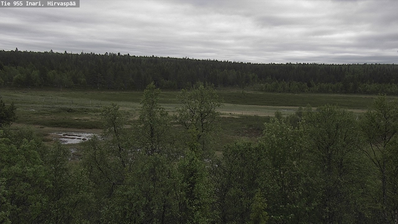 Kelikamerat Kuva Tie 955 Inari, Hirvaspää, Inari, Lappi