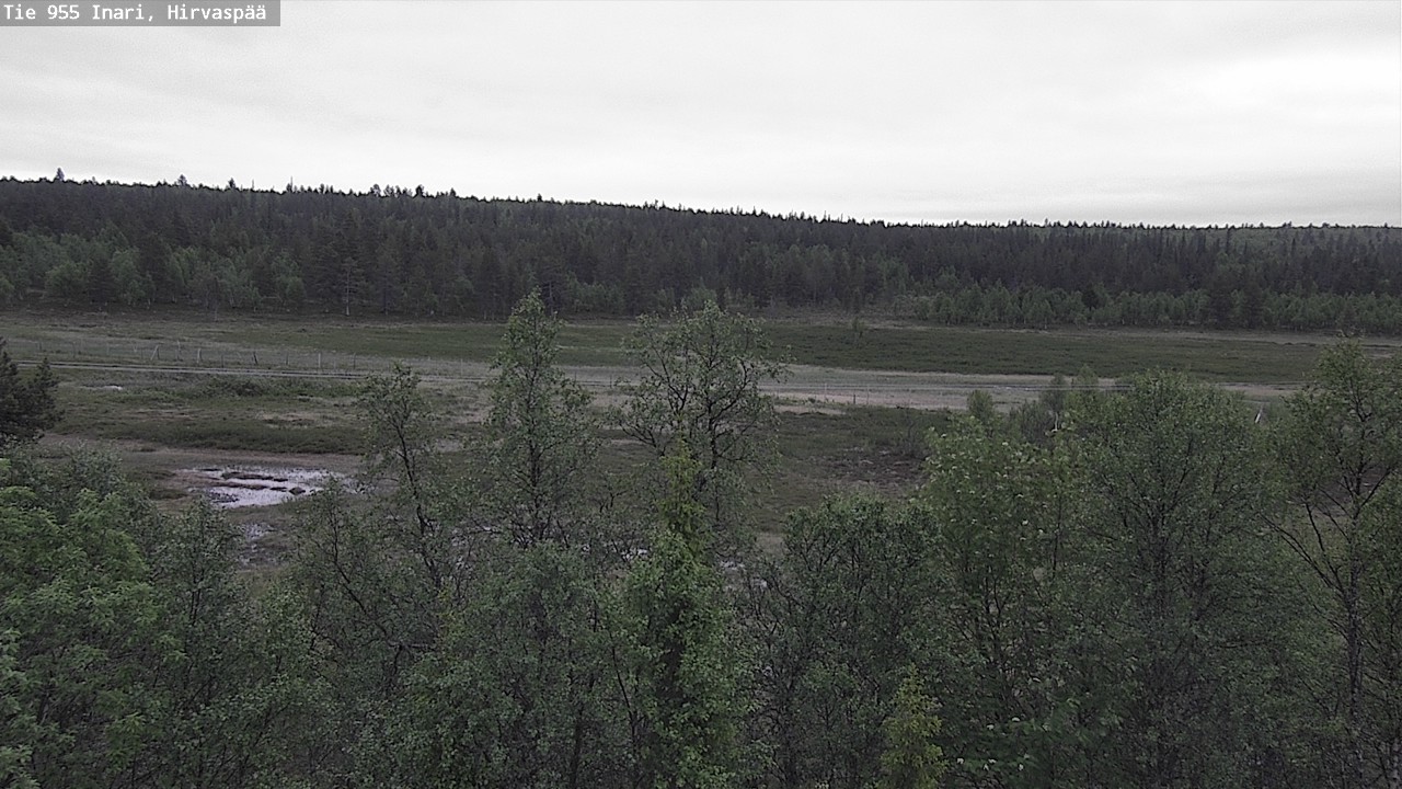 Kelikamerat Kuva Tie 955 Inari, Hirvaspää, Inari, Lappi