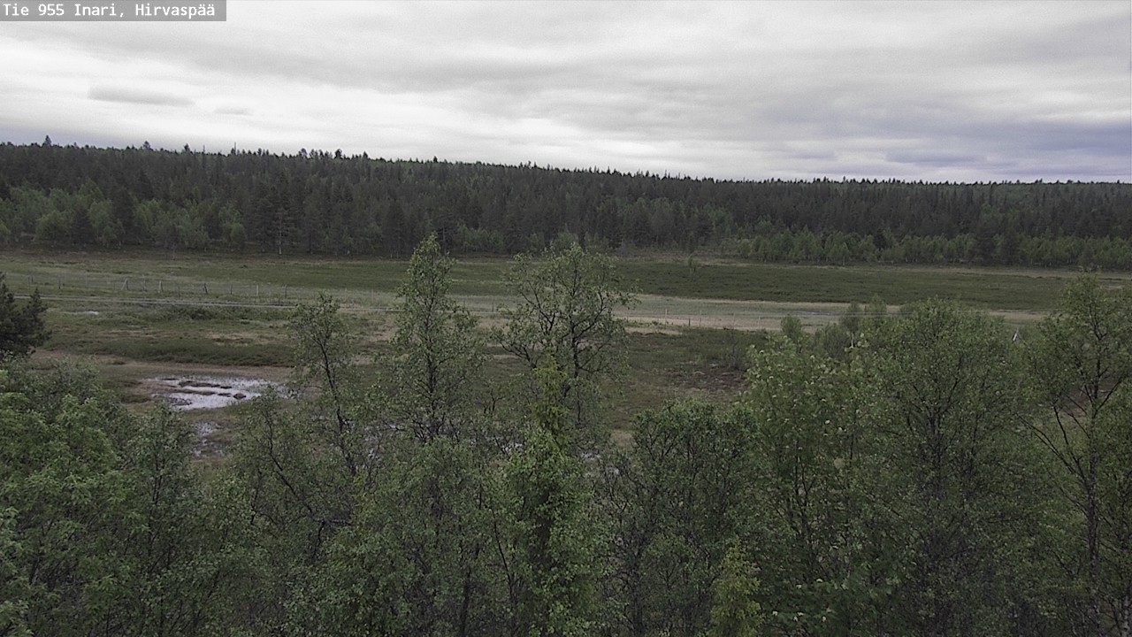 Kelikamerat Kuva Tie 955 Inari, Hirvaspää, Inari, Lappi