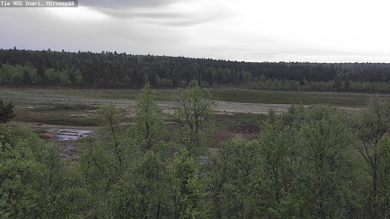 Kelikamerat Kuva Tie 955 Inari, Hirvaspää, Inari, Lappi