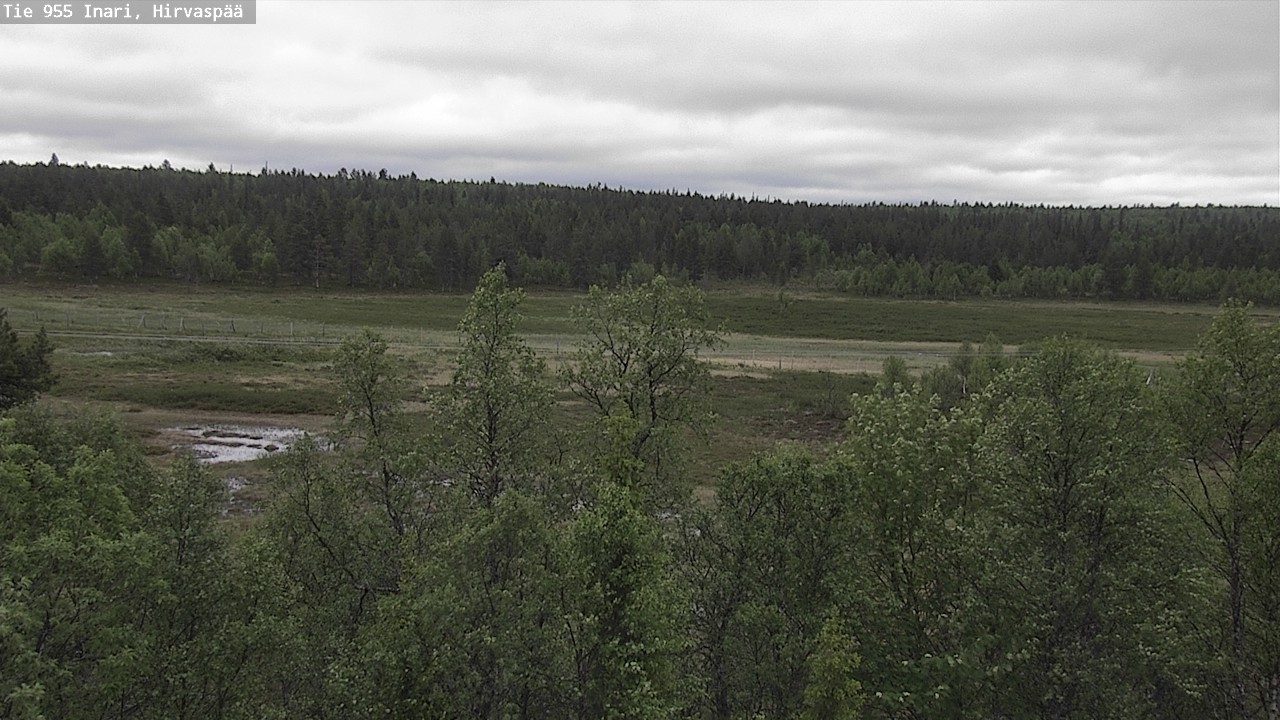 Kelikamerat Kuva Tie 955 Inari, Hirvaspää, Inari, Lappi