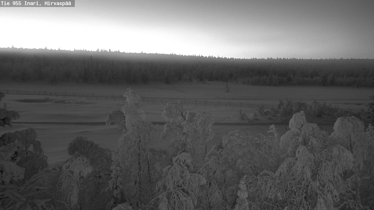 Kelikamerat Kuva Tie 955 Inari, Hirvaspää, Inari, Lappi