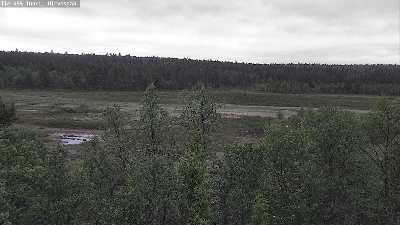 Kelikamerat Kuva Tie 955 Inari, Hirvaspää, Inari, Lappi