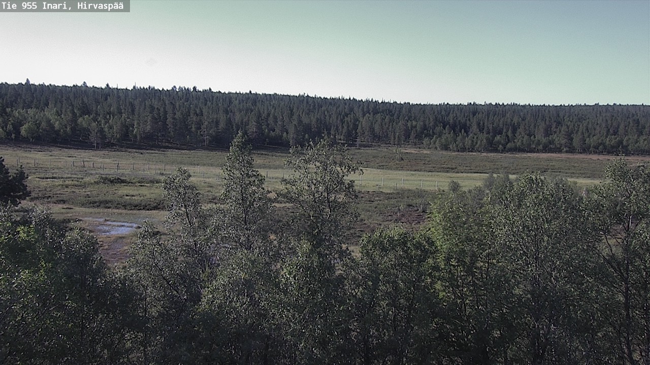 Weather Camera Image Väg 955 Enare, Hirvaspää, Inari, Lappi