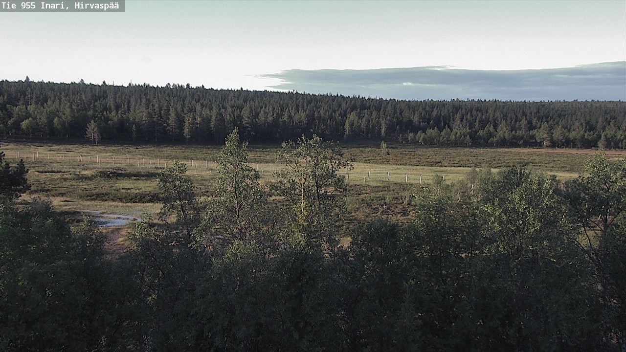 Weather Camera Image Väg 955 Enare, Hirvaspää, Inari, Lappi