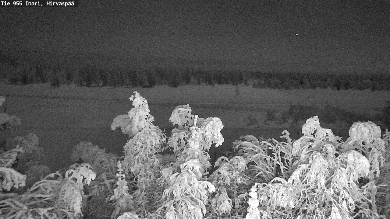 Kelikamerat Kuva Tie 955 Inari, Hirvaspää, Inari, Lappi