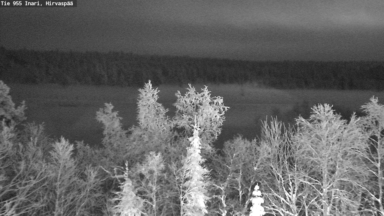 Weather Camera Image Väg 955 Enare, Hirvaspää, Inari, Lappi