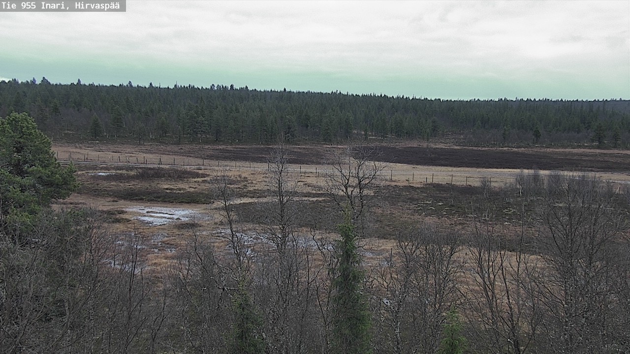 Kelikamerat Kuva Tie 955 Inari, Hirvaspää, Inari, Lappi