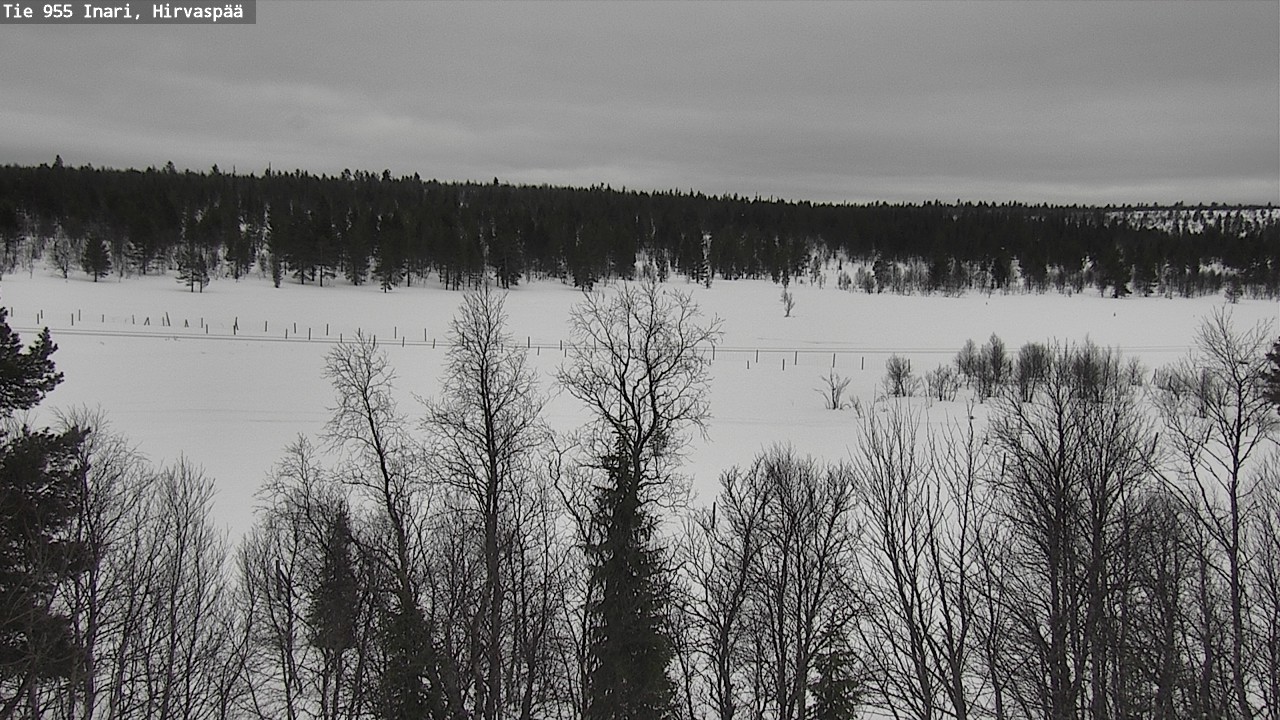 Kelikamerat Kuva Tie 955 Inari, Hirvaspää, Inari, Lappi