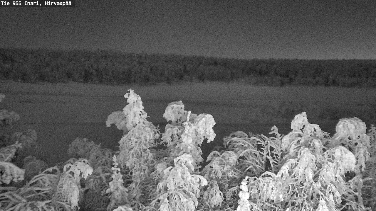 Weather Camera Image Väg 955 Enare, Hirvaspää, Inari, Lappi