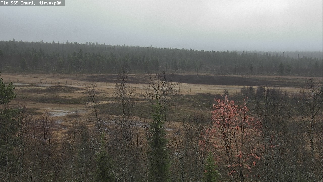 Weather Camera Image Road 955 Inari, Hirvaspää, Inari, Lappi