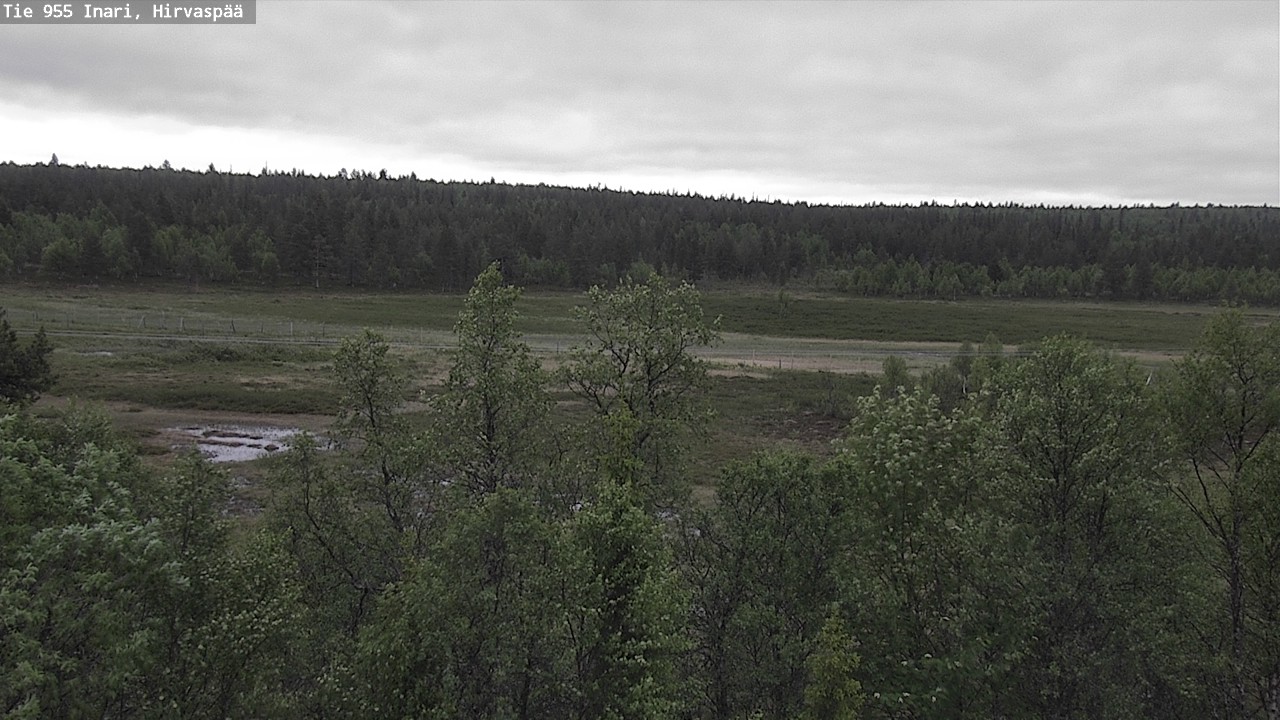 Kelikamerat Kuva Tie 955 Inari, Hirvaspää, Inari, Lappi
