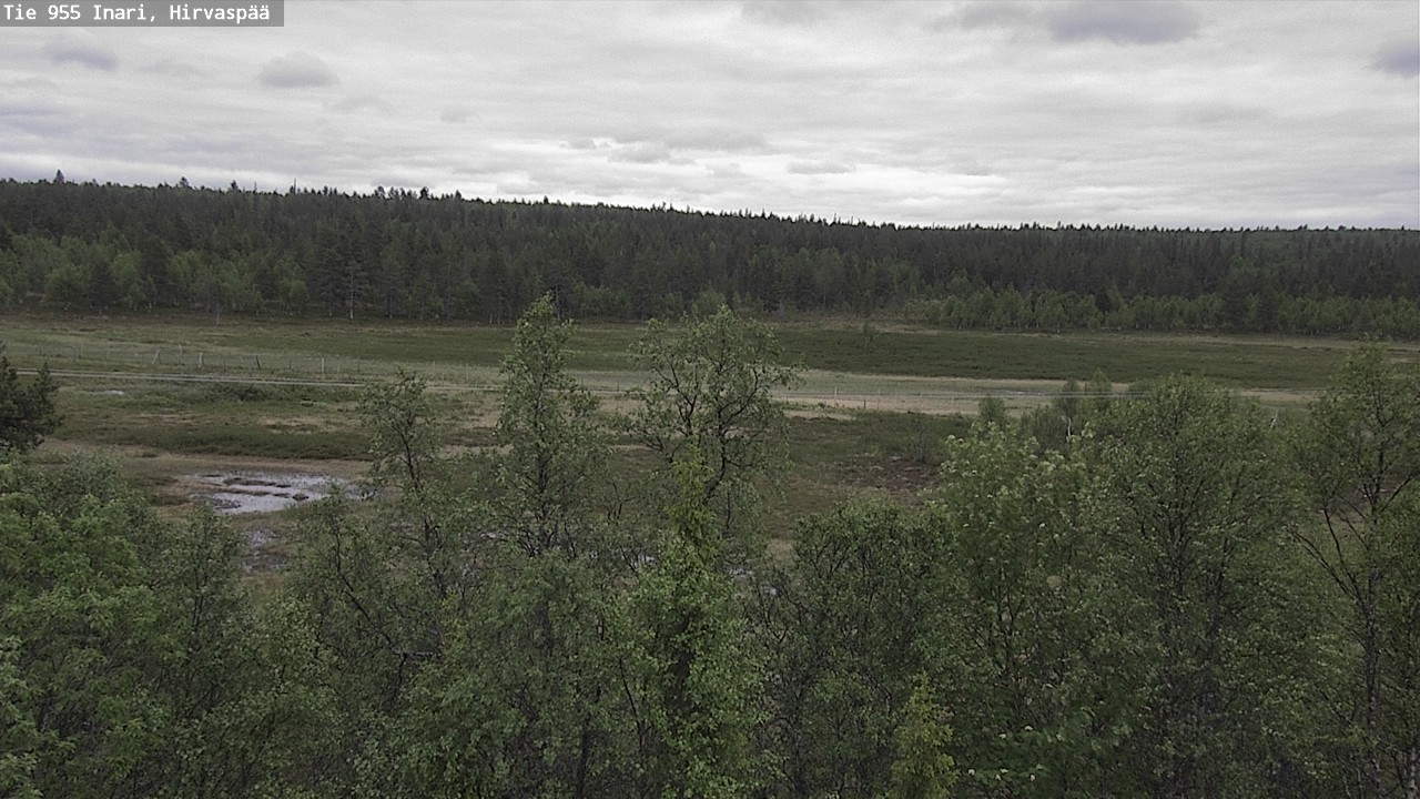 Kelikamerat Kuva Tie 955 Inari, Hirvaspää, Inari, Lappi