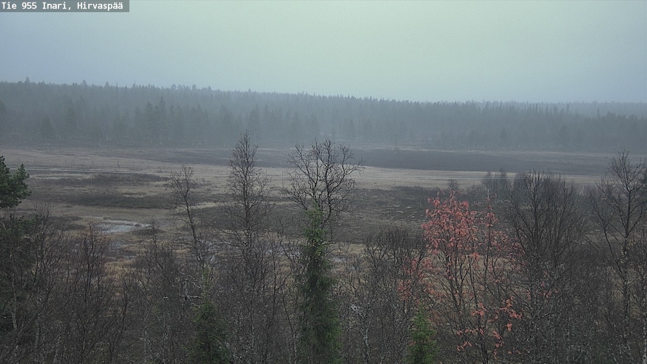 Kelikamerat Kuva Tie 955 Inari, Hirvaspää, Inari, Lappi
