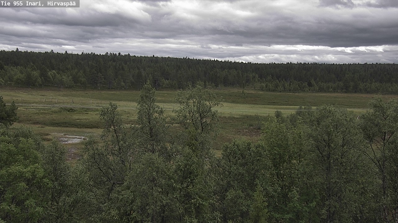 Kelikamerat Kuva Tie 955 Inari, Hirvaspää, Inari, Lappi