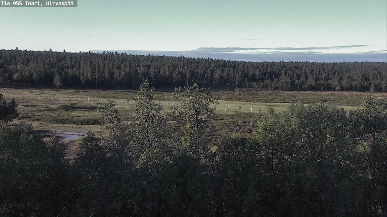 Weather Camera Image Väg 955 Enare, Hirvaspää, Inari, Lappi