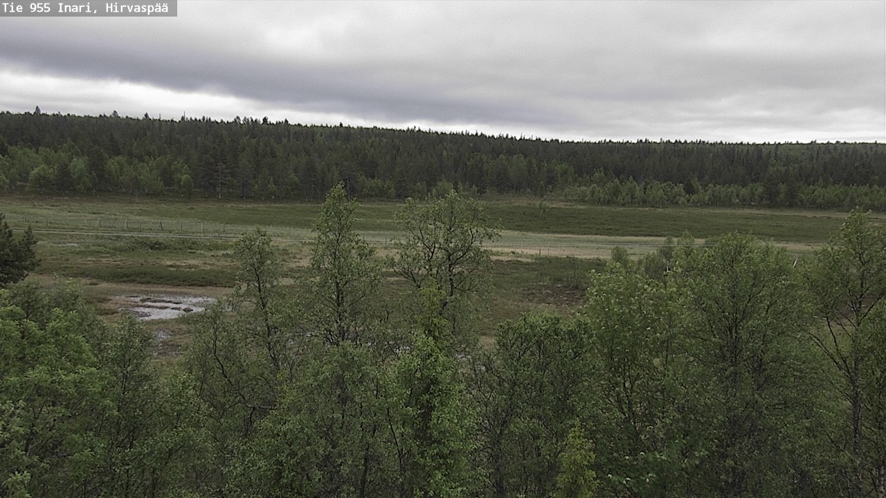 Kelikamerat Kuva Tie 955 Inari, Hirvaspää, Inari, Lappi
