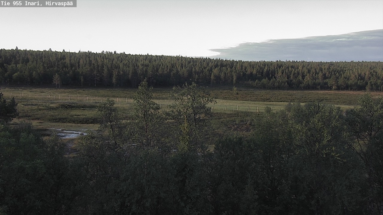 Weather Camera Image Väg 955 Enare, Hirvaspää, Inari, Lappi