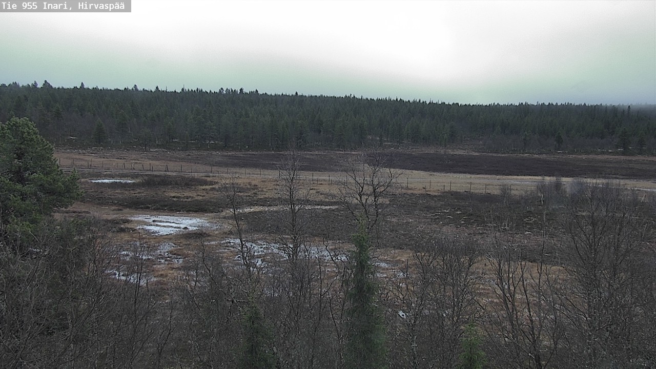 Kelikamerat Kuva Tie 955 Inari, Hirvaspää, Inari, Lappi