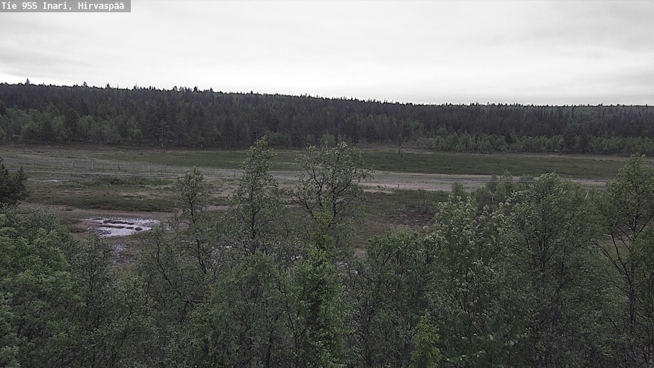 Kelikamerat Kuva Tie 955 Inari, Hirvaspää, Inari, Lappi