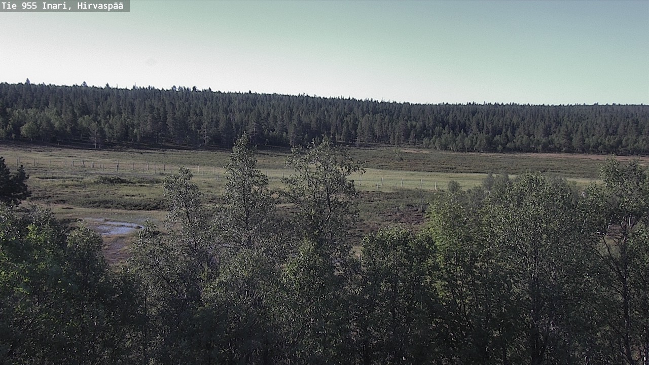Weather Camera Image Väg 955 Enare, Hirvaspää, Inari, Lappi