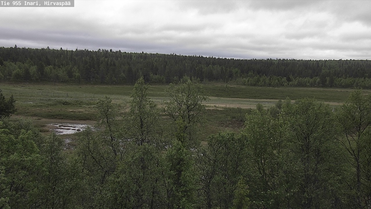 Kelikamerat Kuva Tie 955 Inari, Hirvaspää, Inari, Lappi