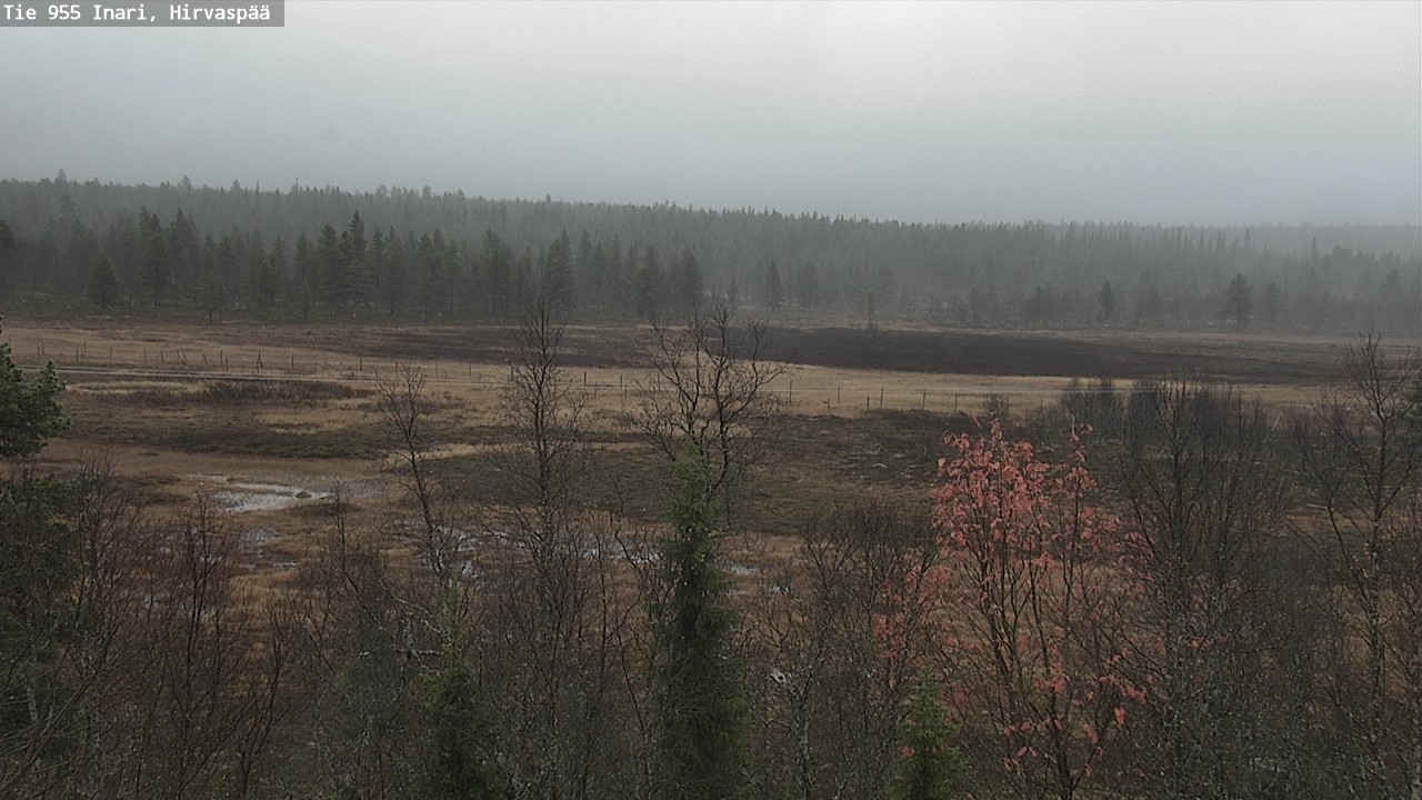 Weather Camera Image Road 955 Inari, Hirvaspää, Inari, Lappi