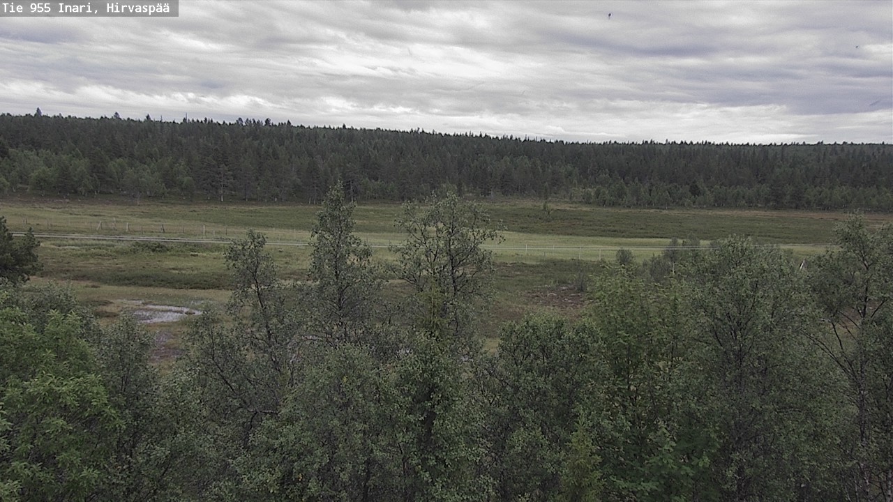 Kelikamerat Kuva Tie 955 Inari, Hirvaspää, Inari, Lappi