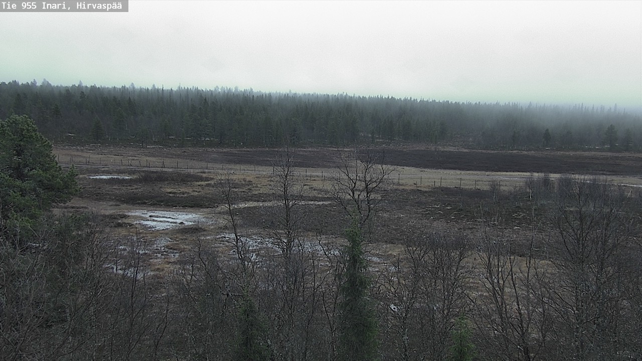 Kelikamerat Kuva Tie 955 Inari, Hirvaspää, Inari, Lappi