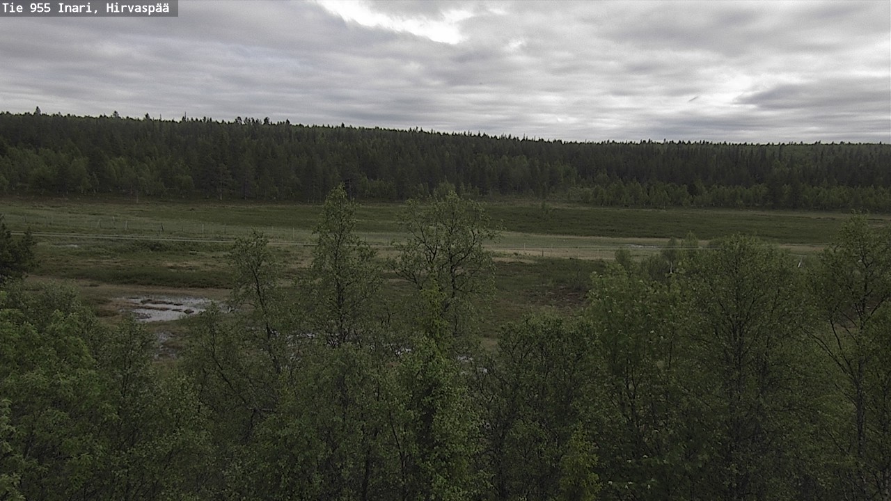 Kelikamerat Kuva Tie 955 Inari, Hirvaspää, Inari, Lappi