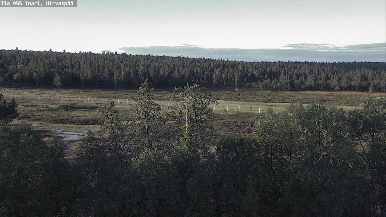 Weather Camera Image Väg 955 Enare, Hirvaspää, Inari, Lappi