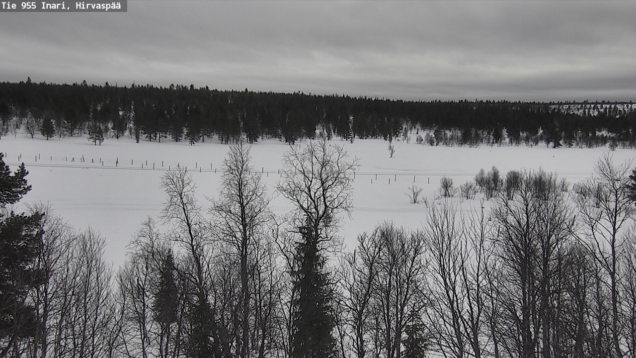 Kelikamerat Kuva Tie 955 Inari, Hirvaspää, Inari, Lappi