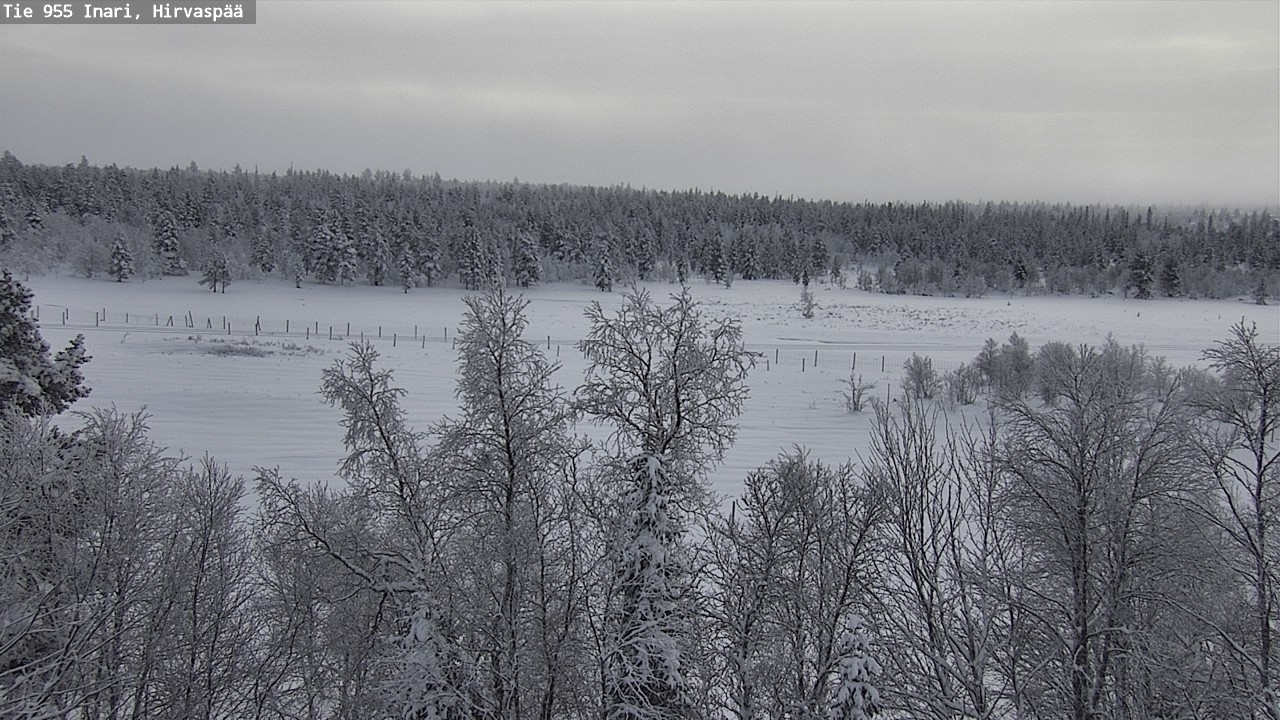 Weather Camera Image Väg 955 Enare, Hirvaspää, Inari, Lappi