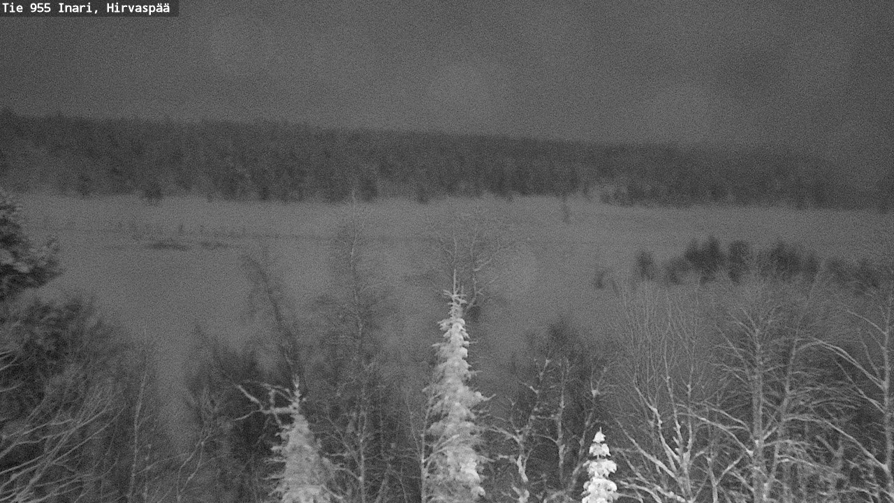 Kelikamerat Kuva Tie 955 Inari, Hirvaspää, Inari, Lappi