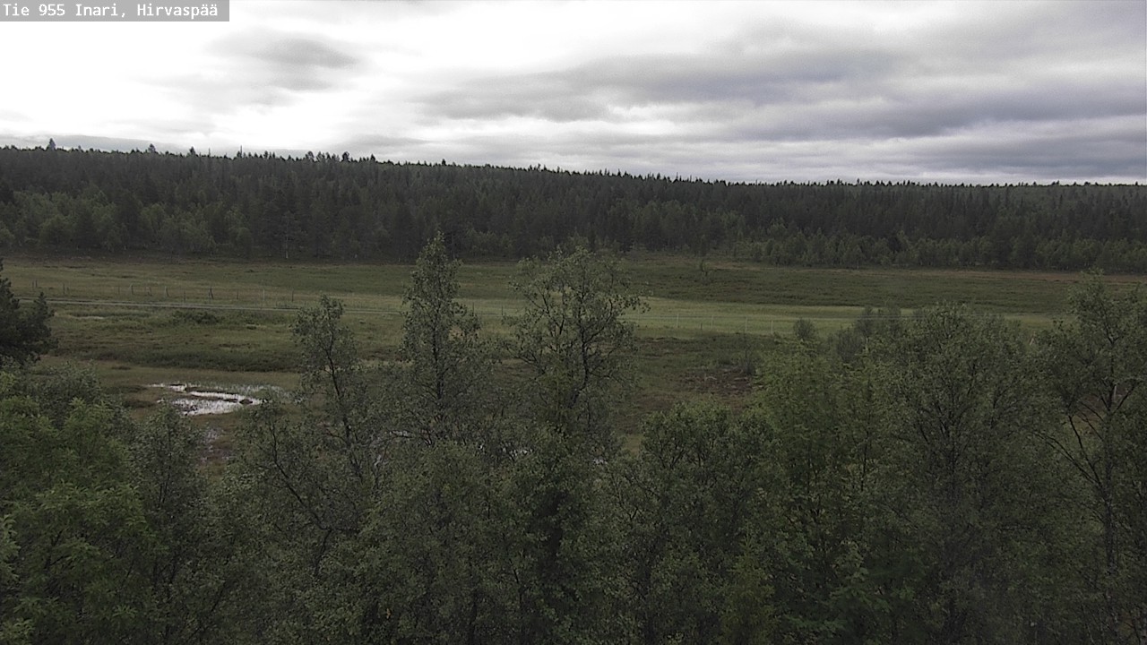 Kelikamerat Kuva Tie 955 Inari, Hirvaspää, Inari, Lappi