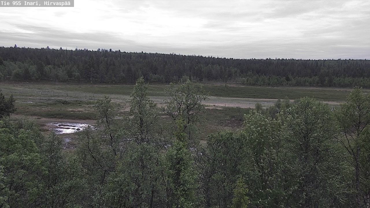 Kelikamerat Kuva Tie 955 Inari, Hirvaspää, Inari, Lappi
