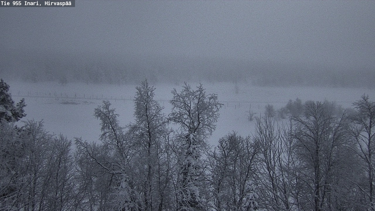 Weather Camera Image Väg 955 Enare, Hirvaspää, Inari, Lappi