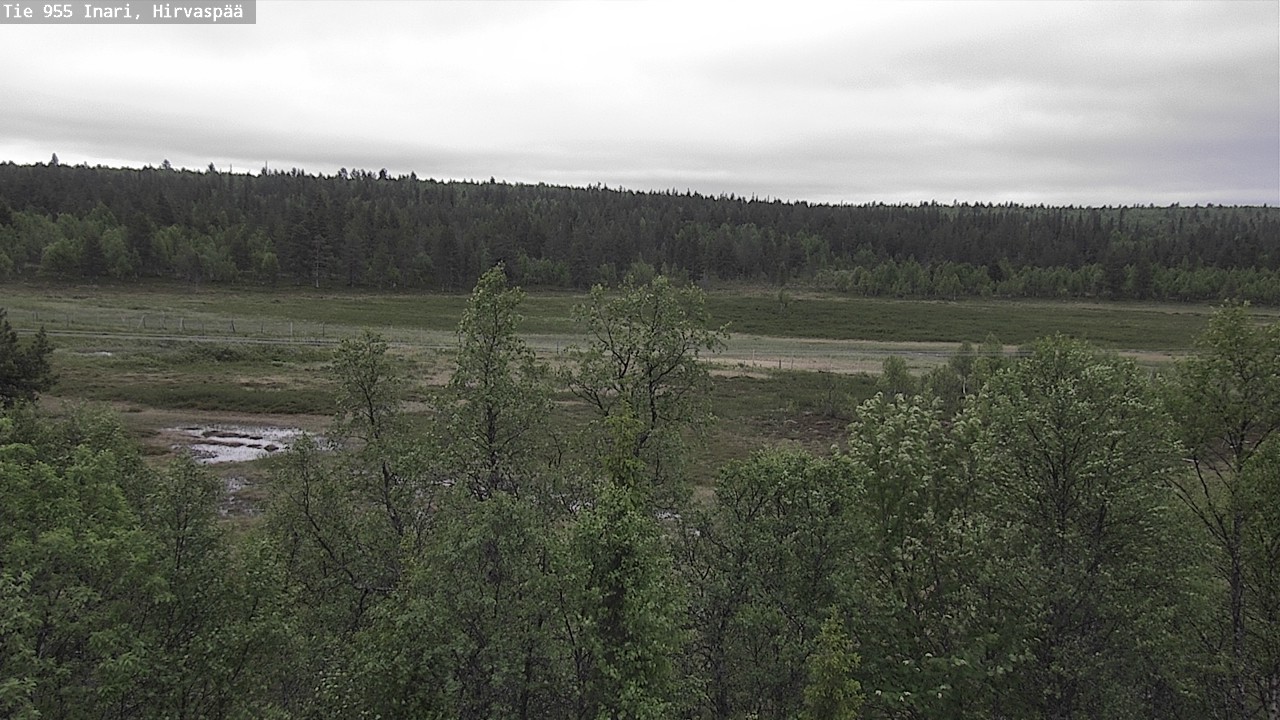 Kelikamerat Kuva Tie 955 Inari, Hirvaspää, Inari, Lappi