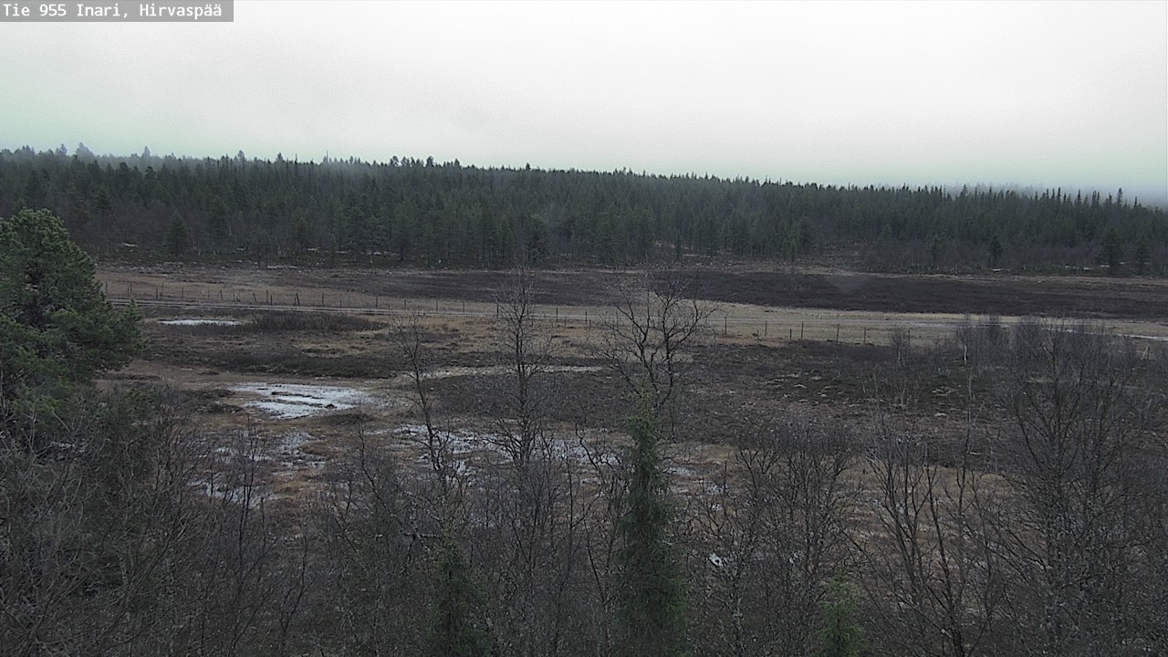 Kelikamerat Kuva Tie 955 Inari, Hirvaspää, Inari, Lappi