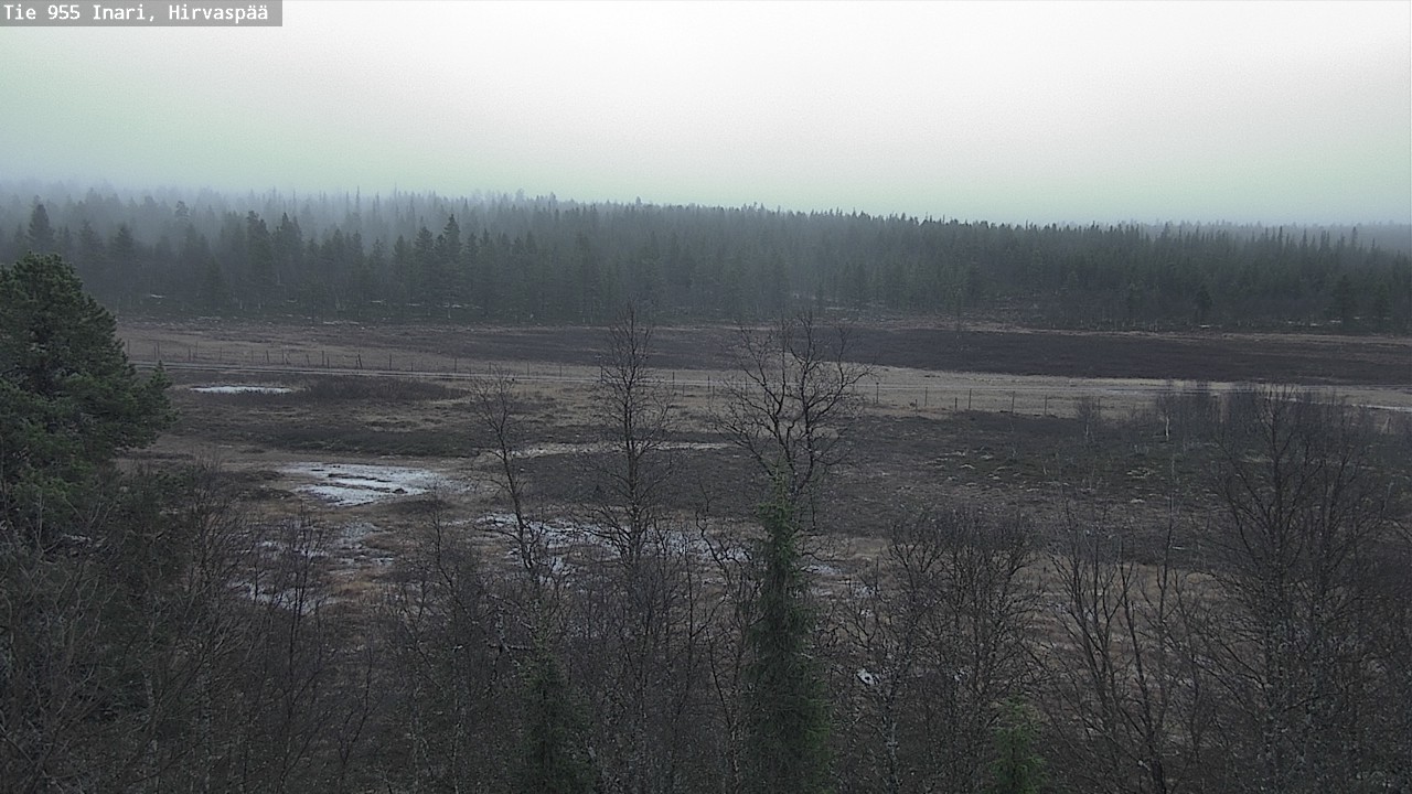 Kelikamerat Kuva Tie 955 Inari, Hirvaspää, Inari, Lappi