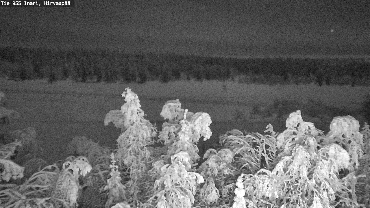 Weather Camera Image Väg 955 Enare, Hirvaspää, Inari, Lappi