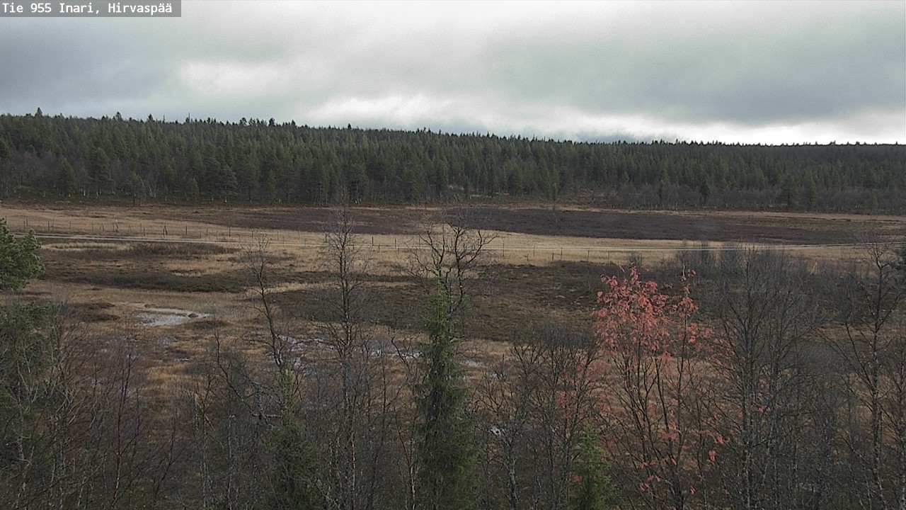 Weather Camera Image Road 955 Inari, Hirvaspää, Inari, Lappi