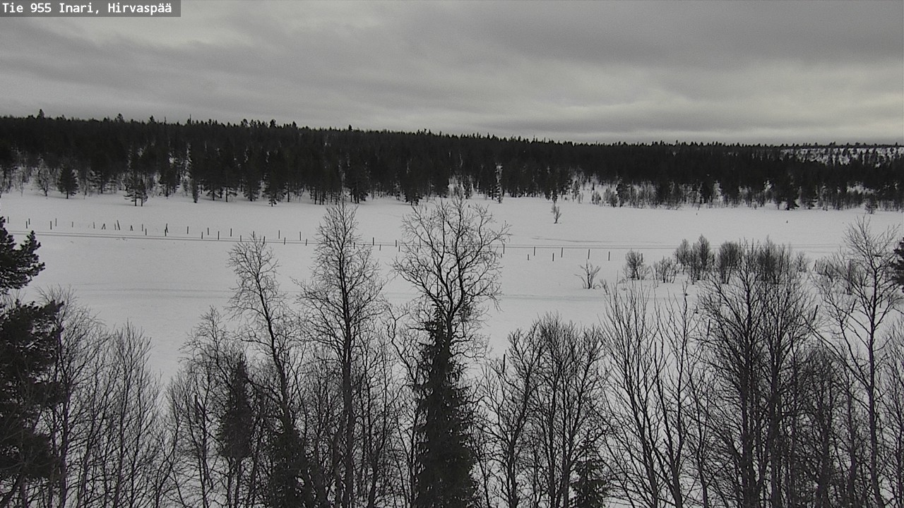 Kelikamerat Kuva Tie 955 Inari, Hirvaspää, Inari, Lappi