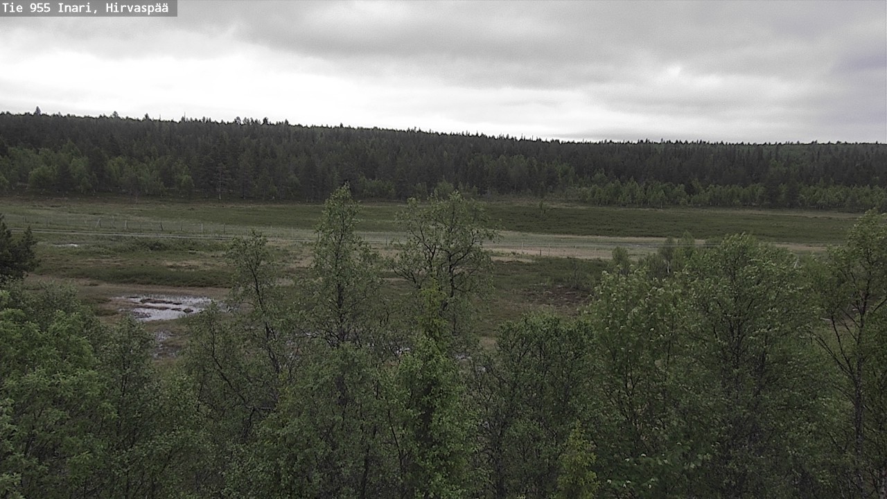 Kelikamerat Kuva Tie 955 Inari, Hirvaspää, Inari, Lappi